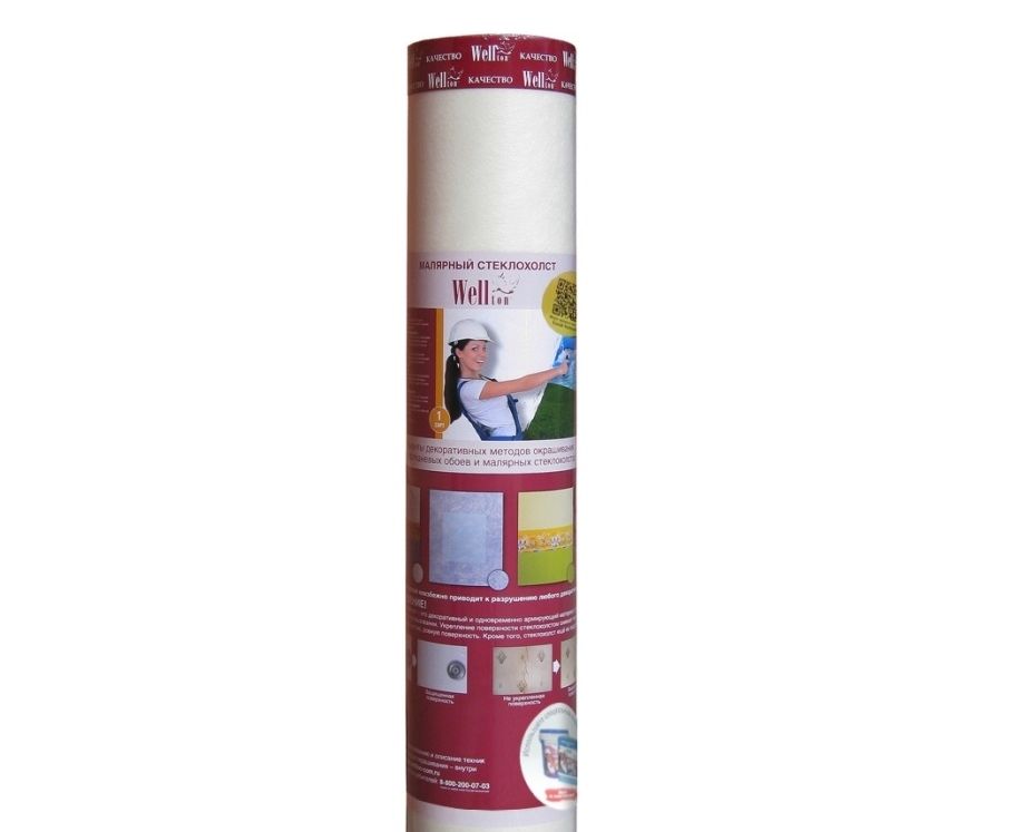 Склополотно малярське для стін WELLTON 45 г/м2 - 20м